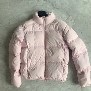 TNA (Aritzia) Park City Puffer (super puff) Pink